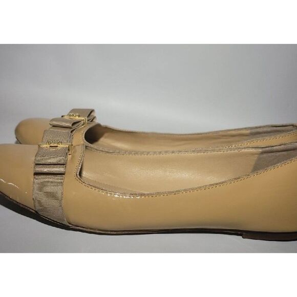 Tory Burch Tan Patient Flats 10.5M - Picture 6 of 9